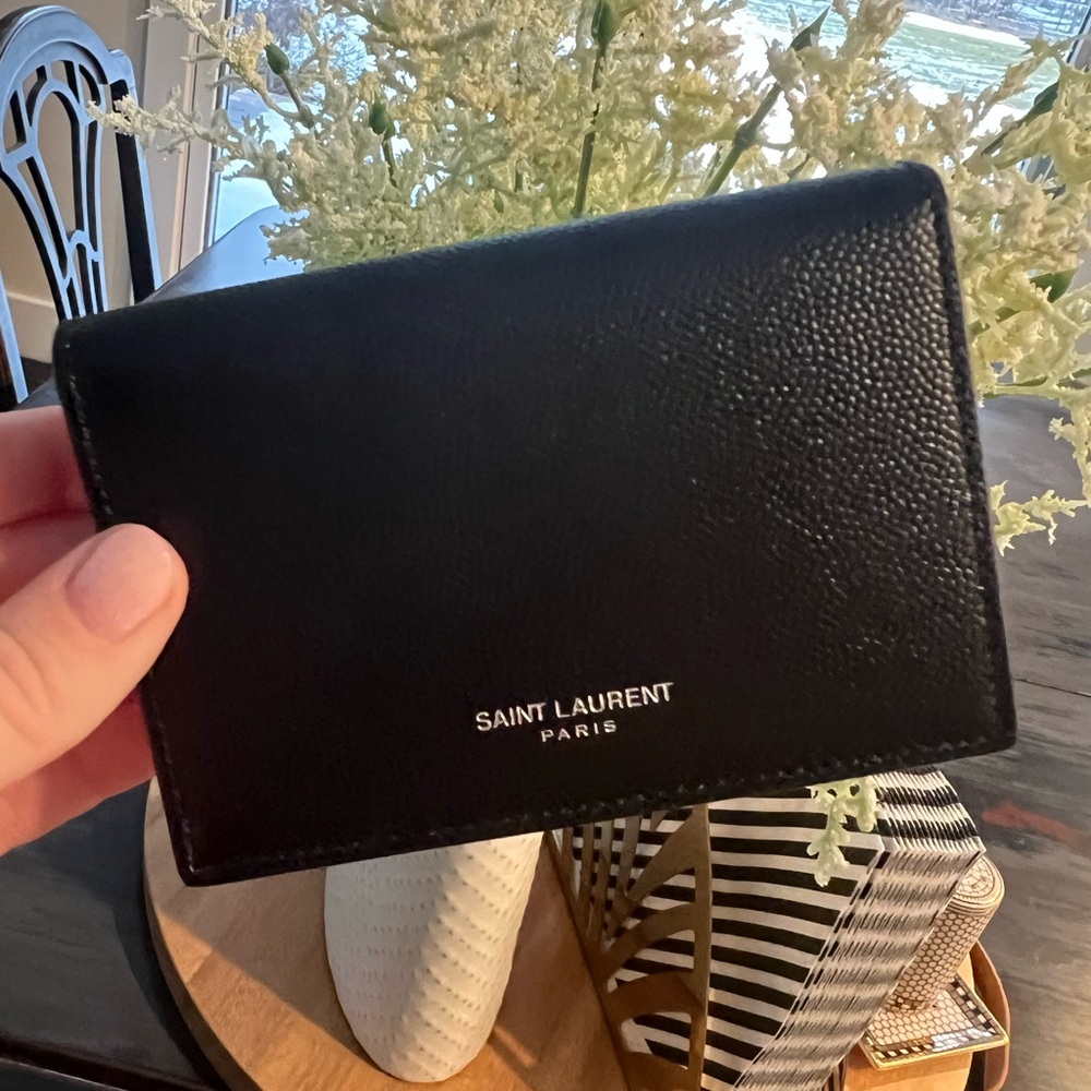Saint Laurent Black Men's Wallet